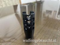 Mündungsbremse mit M15 Gewinde für Kaliber bis 9,3mm mit kleinem Mündungsfeuerdämpfer