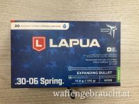 Sonderaktion! Lapua Munition Centerfire Kal..30-06 NATURALIS, 20er, Solid, 11g, 170gr.