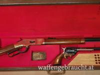Winchester 1866 Jubiläumsset im Holzkoffer 100 Jahre Justin Boots