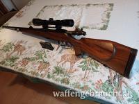 Schöner Steyr Luxus kal-7x64 Stahlmagerzin 3 Schuss - Goldabzug-GW 14x1 mit Beschuss in Ferlach