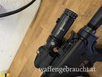 Hämmerli mit Rotpunkt und 5 Fach Visier zum wegklappen. +Munition 