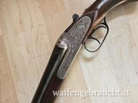 Doppelflinte graviert Simson Suhl Kaliber 12/70
