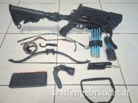 Steambow Stinger Survival +M10 Upper + Hunting Wurfarm wie neu 