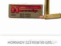 Hornady .223-55 gr VMAX