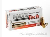 1000 Schuss Maxxtech 9mm 124 Grain