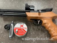 Luftpistole Diana Airbug Wood - RedDot SET