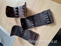 Patronenetui Leder 3 Stk. Mit Gürtelschlaufen Preis pro Stk.  € 15