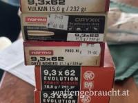 MUNITION 9,3x62 9.3x62 RWS Norma -123 STÜCK SCHUSS