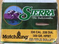 Sierra Matchking Long Range HPBT .338 / 8,5 mm 300 gr / 19,4 g 