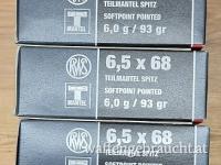 RWS 6,5x68 6,0 TM Patronen