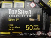 2000 Schuss TopShot Competition .22l.r. 2,6g /40grs. Sport