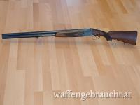 Baikal - Bockflinte, Kal: 12/70, russischer Beschuß, Choke 1/2 & voll (M & F), Auszieher, Doppelabzug, Schiebesicherung , 