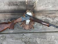  Blaser K95 Luxus Kipplaufbüchse Schaftmagazin Verschlussblock & Abzug in Gold, 270 Win. ,Pistolengriffkäppchen, Mündungsgewinde