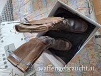 Leder Stiefel mit Lammfell Futter