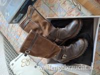 Leder Winterstiefel mit Lammfell Futter Gr: 43