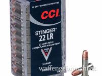 CCI Kleinkalibermunition .22 LR 2,1g Copper Plated Hollow Point Stinger