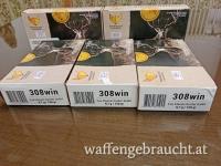 Fox bleifreie Munition im Kaliber .308 Winchester mit 9,7g/150gr
