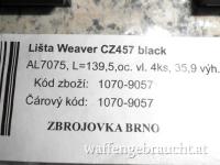 CZ 457 Montageschiene ohne Vorneigung