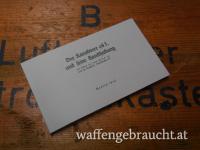 K98 K98k Anleitung 1936, 116 Seiten, Vorschrift, Bedienungsanleitung neuwertig und vollständig