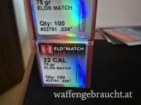 .224 / 5,6 mm 75 gr / 4,9 g Hornady ELD-Match Geschosse 200Stk.