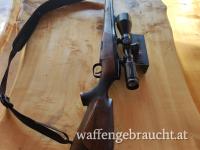 Steyr Luxus 7×64 mit Zielfernrohr und Schalldämpfer