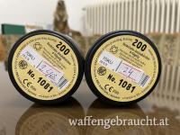 RWS Vorderladerzündhütchen 4-flügelig Nr. 1081 Sinoxid Ø 6,12 mm