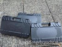 Walther PDP Koffer mit 18-schüssigem 9mm Luger-Magazin, wahlweise Alu- oder Plastikboden