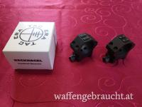 Era Tac - Montageringe 34mm für Picatinny/Weaverschiene