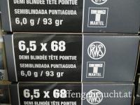RWS 6,5x68 TMS 6g Munition, 48 STK, ein Los!