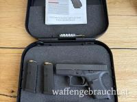 Glock 42 .380 ACP mit 2. Magazin, Putzzeug, Holster und Transportkoffer