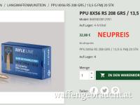 Verkaufe Munition 8x56RS