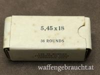 Sammlermunition Kaliber 5,45x18 für PSM-Pistole