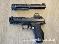 Walther Q5 Match SF Black Ribbon mit Holosun 507c, 9mm Wechselsystem & Cool Fire Trainer (IPSC Set Ready für 3 Divisionen)