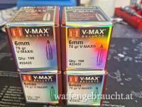 HORNADY V-MAX 6MM/.243 75GR, VPE: 100STÜCK, #22420 4x100stk zu je Euro 40,-