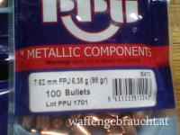 7.62 cal. Geschosse mit 98gr für russ.Nagant Revolver