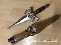 ++++GIL HIBBEN KNIVES+++FANTASIE DOLCH+++SAMMLERMESSER**SEHR SCHARF!!!***