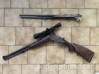 Ferlacher Doppellauf 9,3 x74  und 5,6x50 Rem mit 16/70