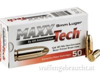 **Top Special** MaxxTech 9mm Luger Kaliber 9x19 FMJ 124 grs 1000 Stück | www.waffen.shopping