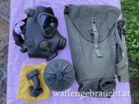 Dräger / Auer ABC Schutzmaskenset - Schutzmaske Gr.2 + Schutzmaskenfilter + Kniestück + Schutzmaskentasche
