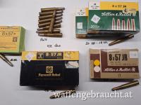 Verkauft Munition 8x57JR diverse Marken siehe Foto 93 Stk. PREIS € 110 gesamt