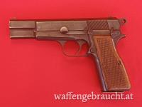 FN M 35 - High Power, Kal. 9 mm Browning, ehem. Gendarmeriepistole, LKGV InvtNr: 0236, guter Zustand