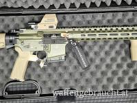 🔥  Schmeisser AR‑15 M4FL 14,5" ODG  mit Falke LE Gen2 + Schmeisser Hugo One Hunting Knife — NEU, Kaliber .223rem 🔥