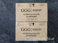 GGG 223 Rem 55gr (3,56g) FMJ 100 Stk