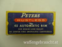 Patronen .45 Auto-Rim für die altern S&W - Revolver (Mod. 1917) 50 Stk. 