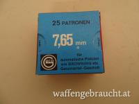 Pistolenpatronen 7,65 Browning - VM - GECO - 25 Stk.