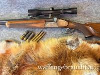 Bock-Büchsflinte 7x65R + 16/70 Buntgehärtet
