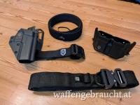 Black Trident Holster Mag Carrier Gürtel