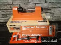 VERKAUFT ! Lyman Universal Case Trimmer +  Lyman Power Adapter