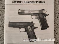 smith & wesson safety instruction manual für pistole 1911 + 1911 e-serie