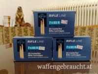 PPU 7x65R SP Rifle Line Ammunition mit 11,2g/173gr